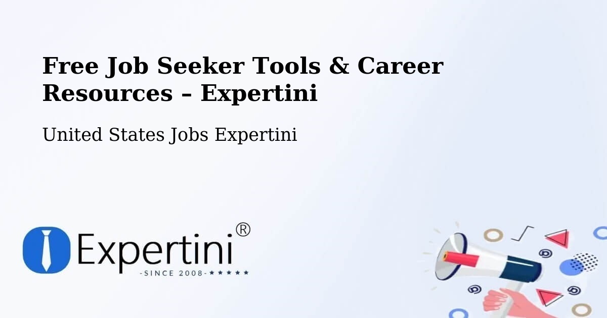 Free Job Seeker Tools & Career Resources – Flint - Flint, United States Jobs Expertini